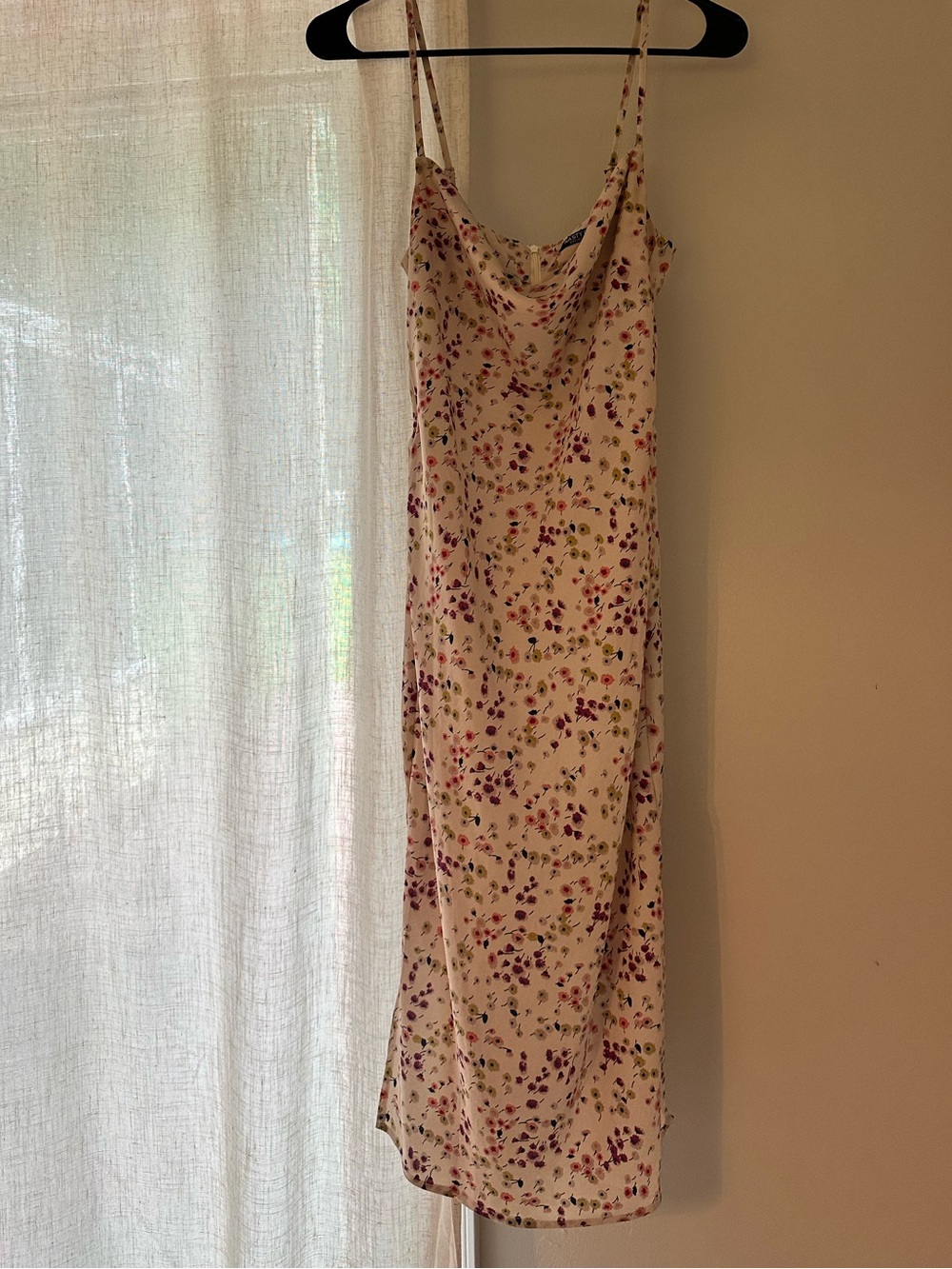 Nasty Gal Pastel Floral Slip Dress